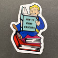 Vault Boy Reading Up