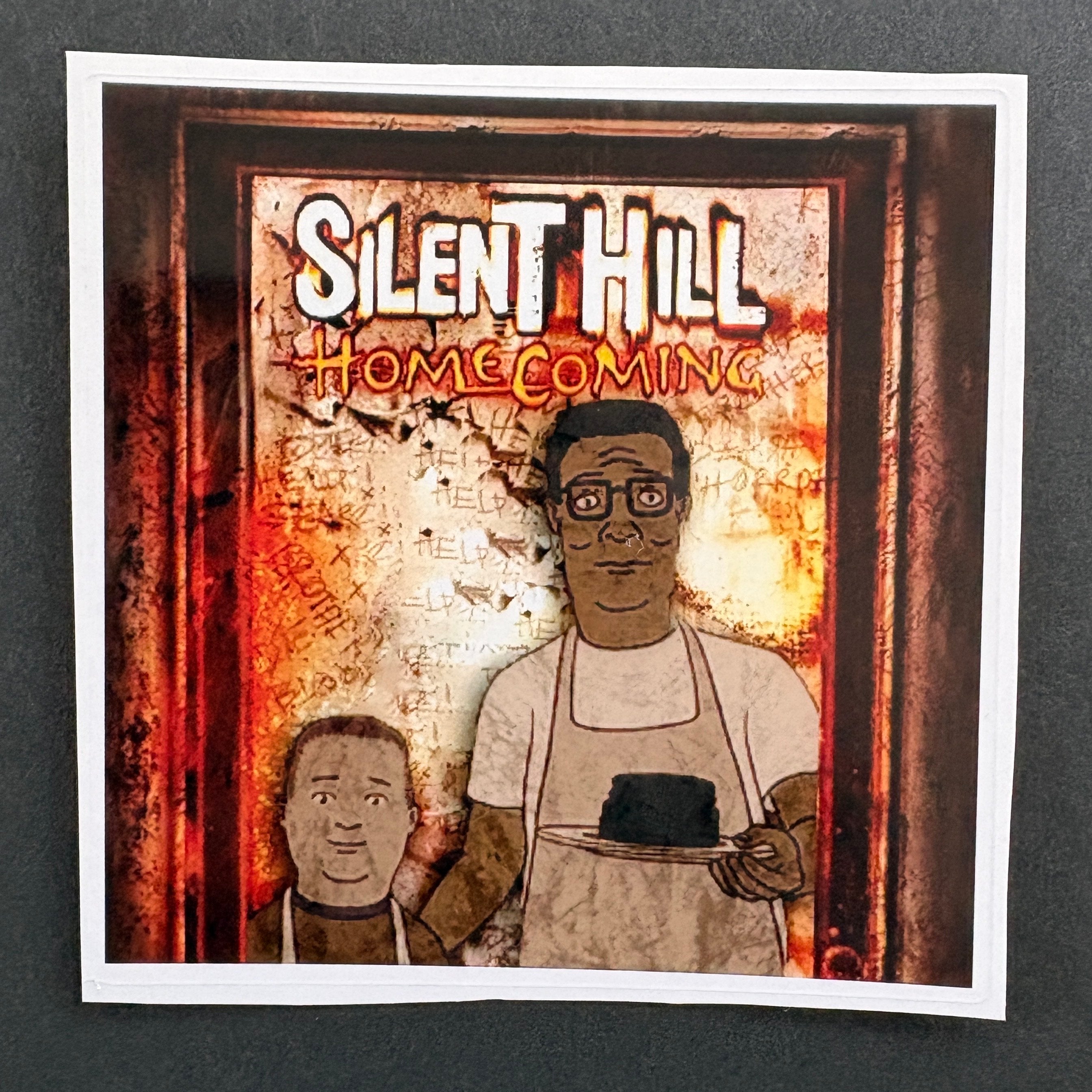 Silent King of the Hill Sticker
