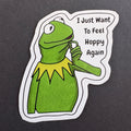 Sad Kermit Sticker