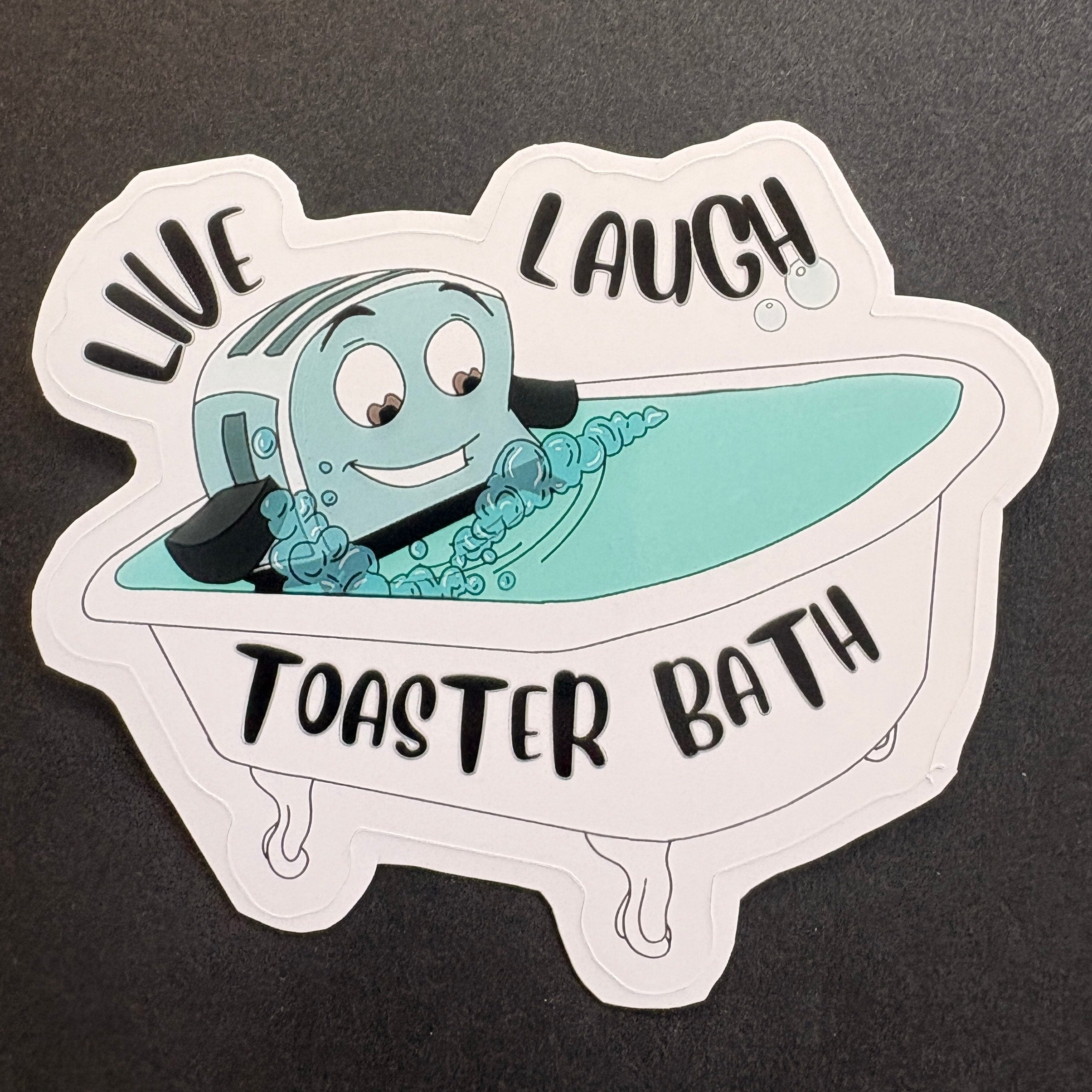 Live Laugh Toaster Bath