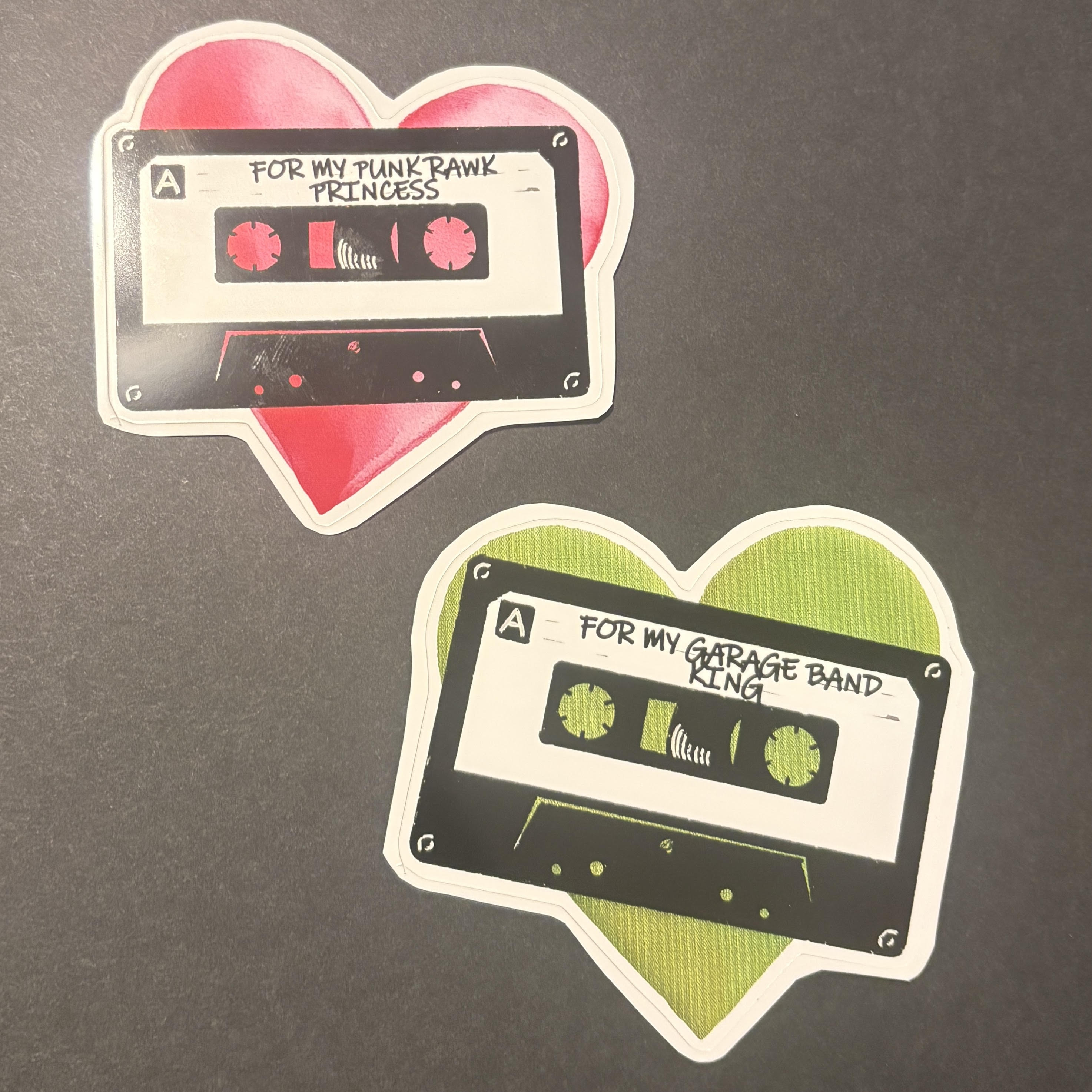 Something Corp. Heart Stickers